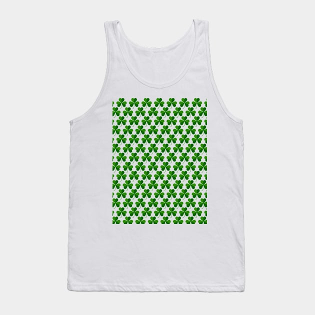 Shamrocks Shamrocks and more Shamrocks Tank Top by Ireland